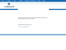 Tablet Screenshot of laramarinvestor.com